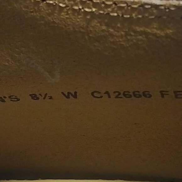 Cole Haan Mens Cap Toe Oxford Dress Shoes Size 8.5 Wide Brown Leather Classic - Picture 9 of 9